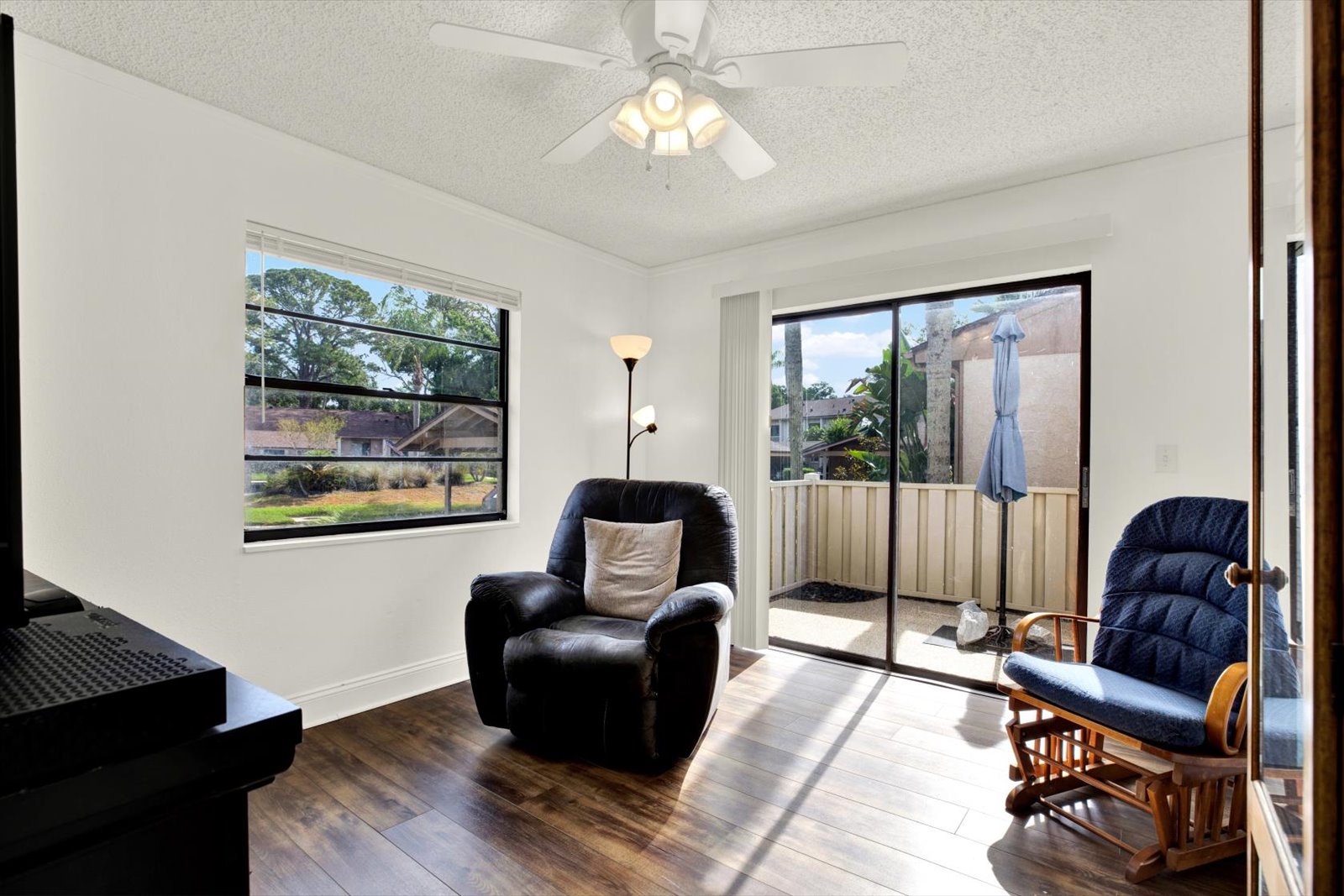 Bedroom #2 - Great windows and private patio