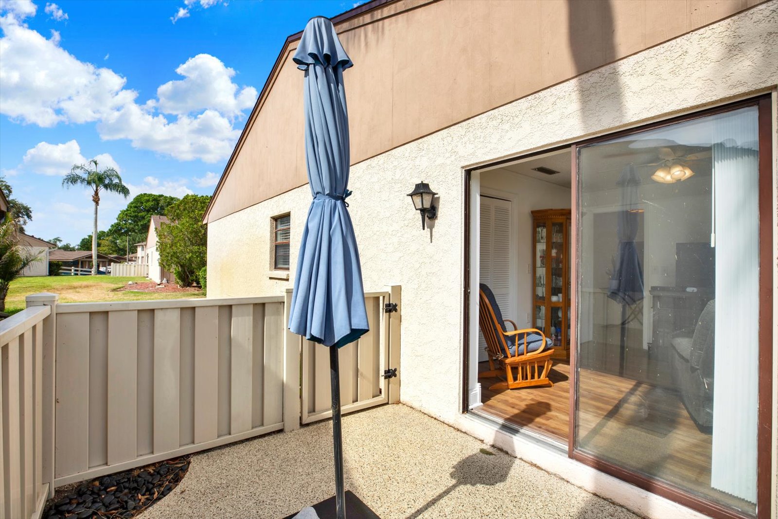 Private Patio off bedroom 2