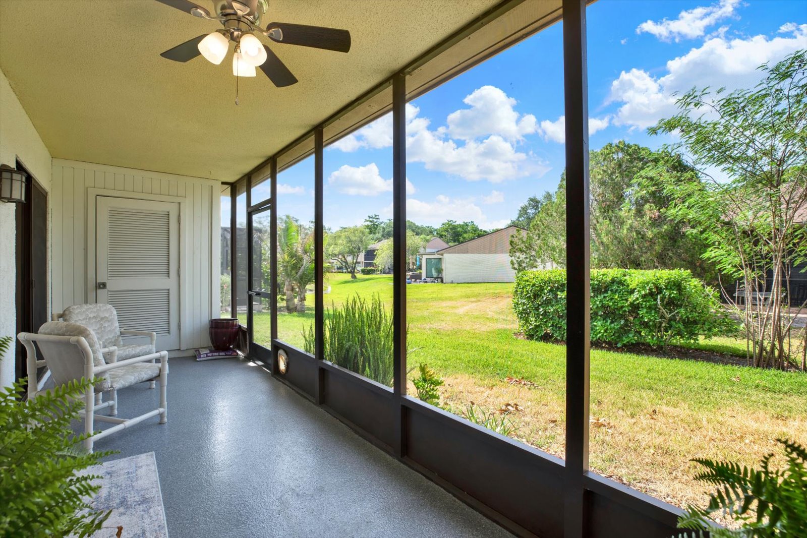 Porch, backyard